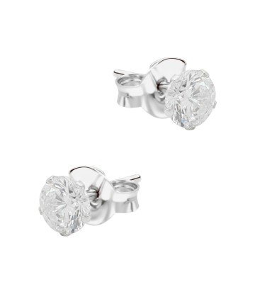 Shining Crystal Silver Stud Earring STS-6727